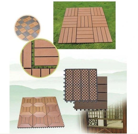 2023 Hot Sale Hollow Co-Extrusion WPC Decking DIY Tiles