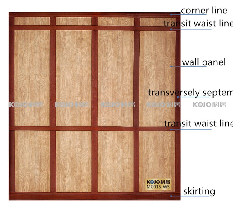 Wood-Plastic Composite Wood Veneer Paint-Free PVC Wall Panel Decorative Board UV Integrated Board Decoration Material Manufacturer