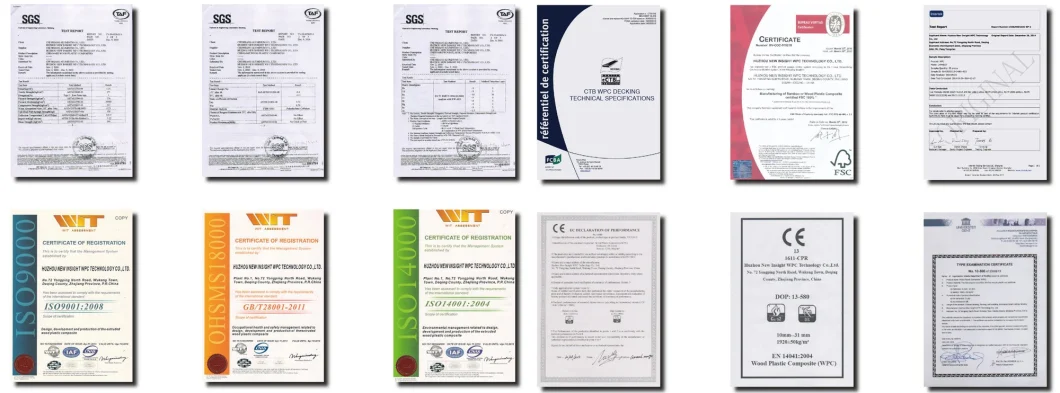 89*39mm WPC Joist with CE &amp; Fsc Certificate