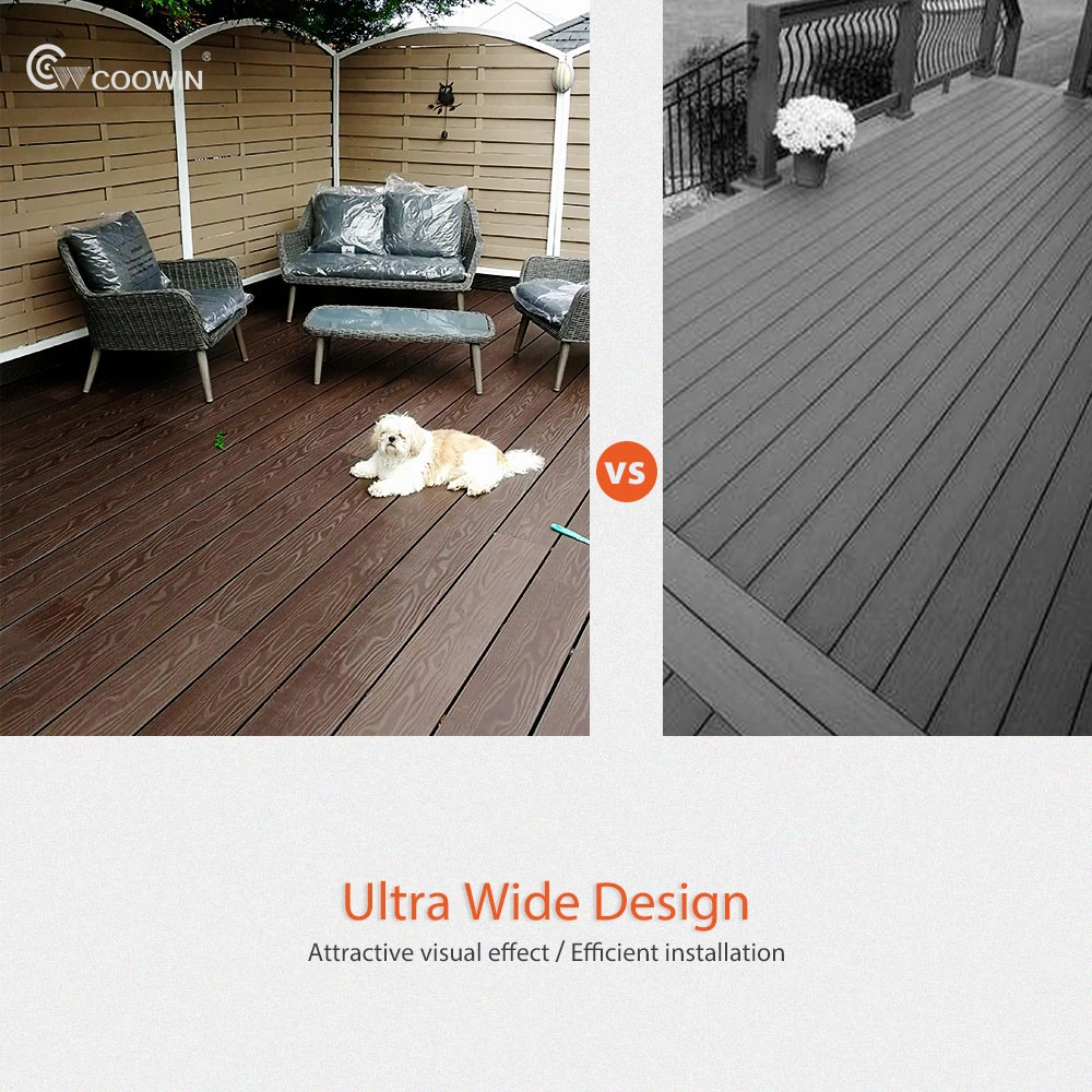 Easy Install Outdoor Floor DIY WPC Decking Tile