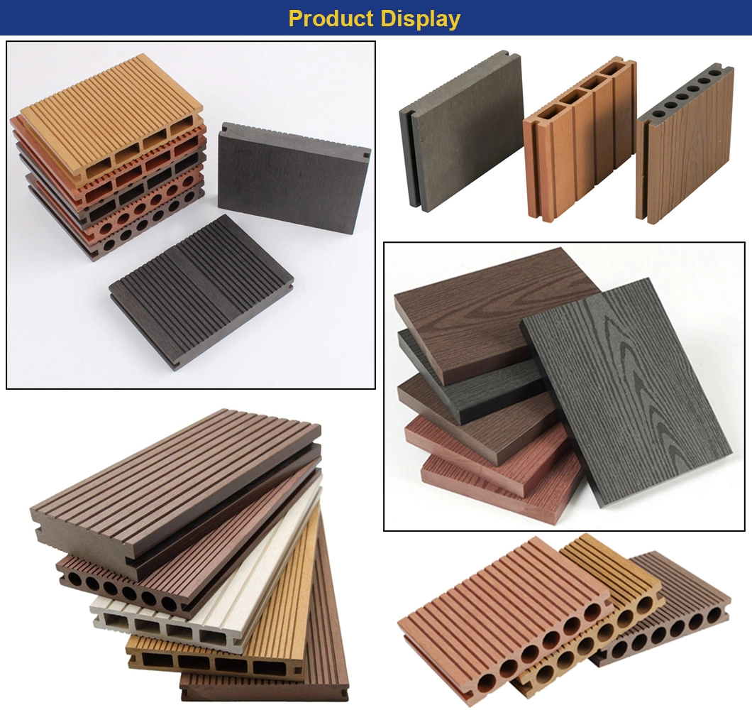 Good Price Waterproof Weather Resistant Wood Plastic Outdoor Composite Flooring Hollow WPC Deck WPC Decking WPC Interlock Decking