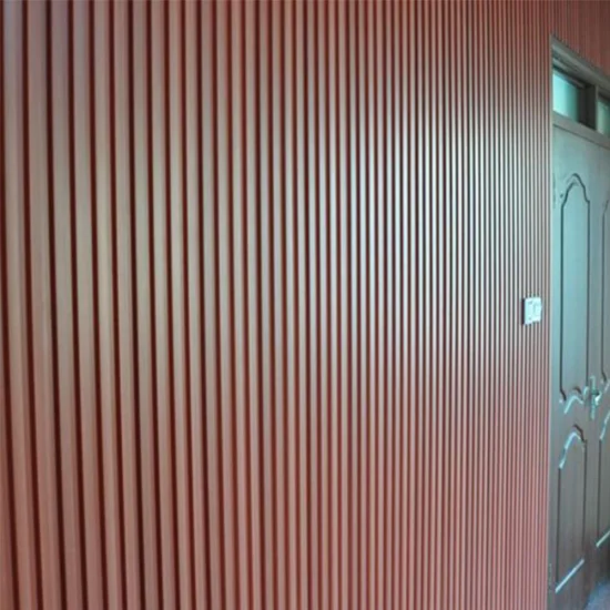 Fade Resistant Easily Assemble Exterior Luxury WPC Slat Wall Panel Hollow Wall Panel