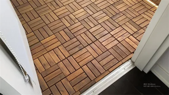 WPC Wood Plastic Composite Solid DIY Decking Tiles 300*300mm for Interior - Exterior Home Deco