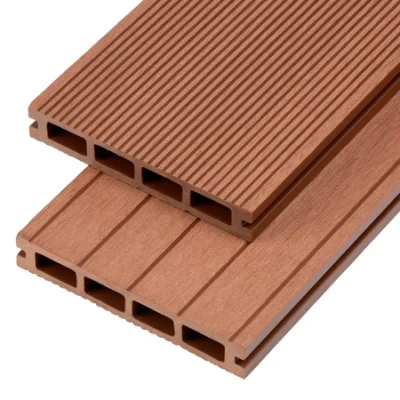 Outdoor Good Price Wood Plastic Composite Decks Cheap Prices WPC Hollow Decking Board