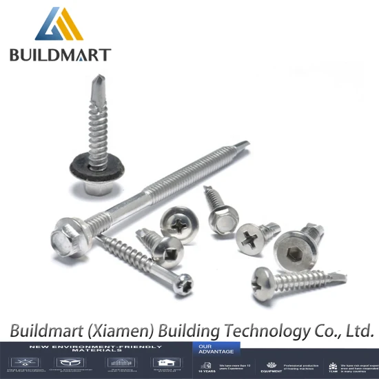 Stainless Steel Truss Head Phillips Driver Self Drilling Screws